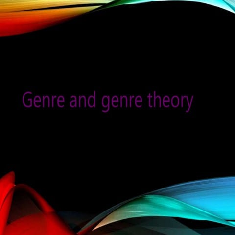 Genre theory