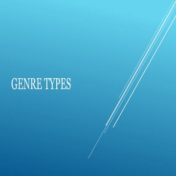 Genre types (rock and indie)