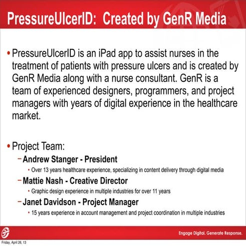 Ulcer Prevention Challenge - GenR Media