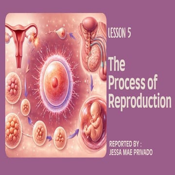 Process of Reproduction, What is reproduction, | PPTX