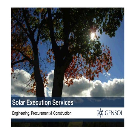 Gensol - EPC Services