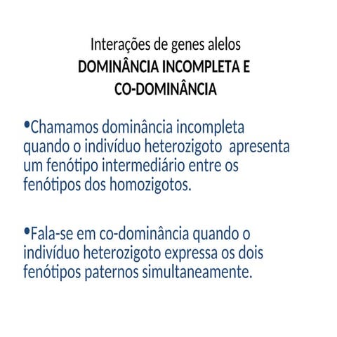 genética - 3ª série Ensino Médio ALELOS MULTIPLOS