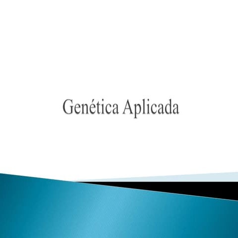 Genética aplicada 
