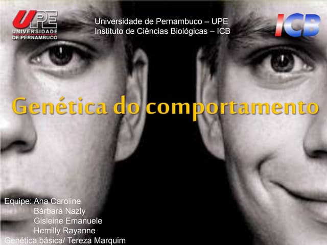 Genética do comportamento 