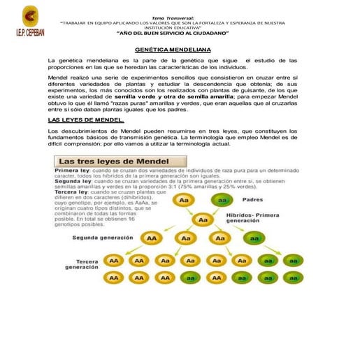 Genética mendeliana