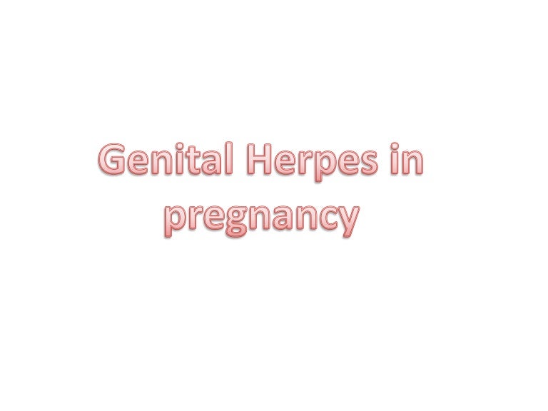 Gentil Herps In Pregnancy