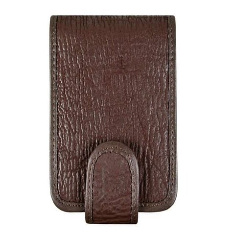Genuine shark leather lipstick case shark2145 brown