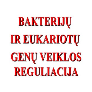 Genų veiklos reguliavimas