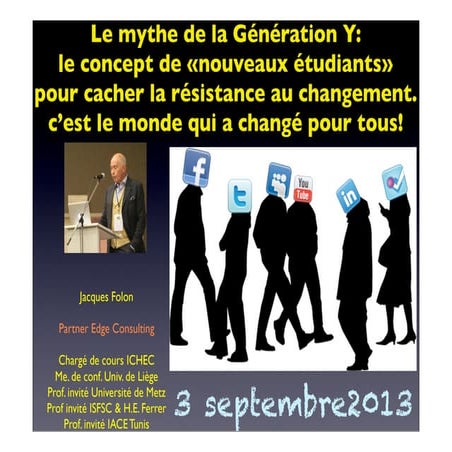 Le mythe de la génération Y à l'université