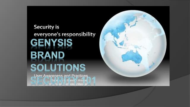 Genysis security 101