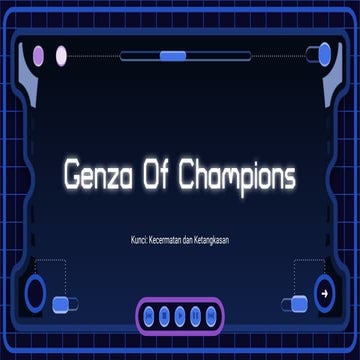 kuiz Genza Of Champions khusus kelas 11 Materi Sel