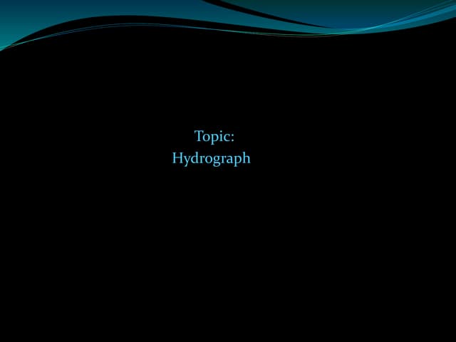 Hyetograph and hydrograph analysis | PPTX | Geography | Science