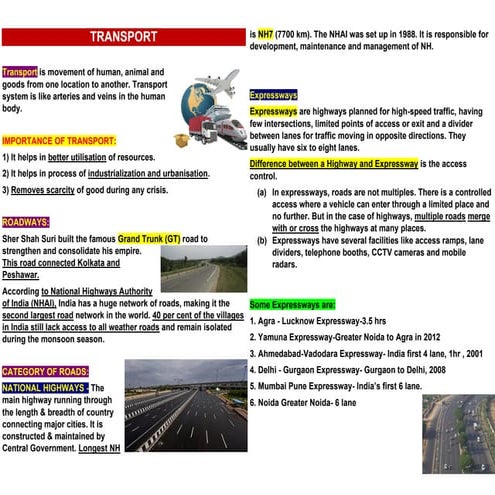Geography Class 10th ICSE - Transport and waste Management. pdf