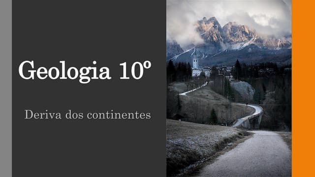 Geo 10   deriva dos continentes
