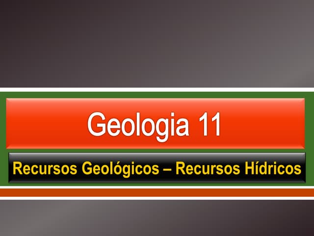 Geo 24   recursos geológicos - recu...