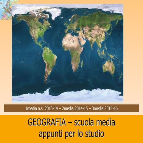 Geo 3a mdia - appunti