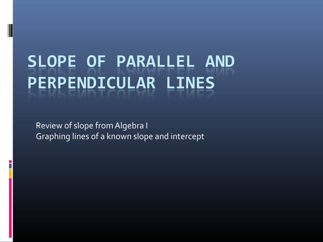 Geo 3.6&7 slope