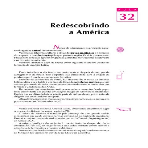 1º atividade de geografia continente americano | DOCX