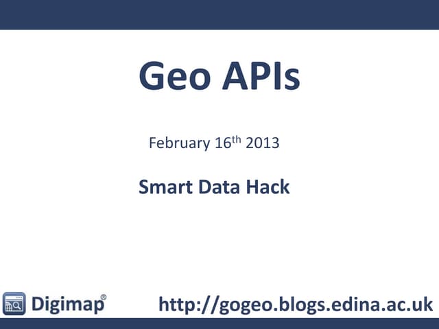 Geo APIs