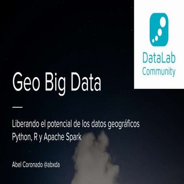 Geo Big Data 4 Datalab