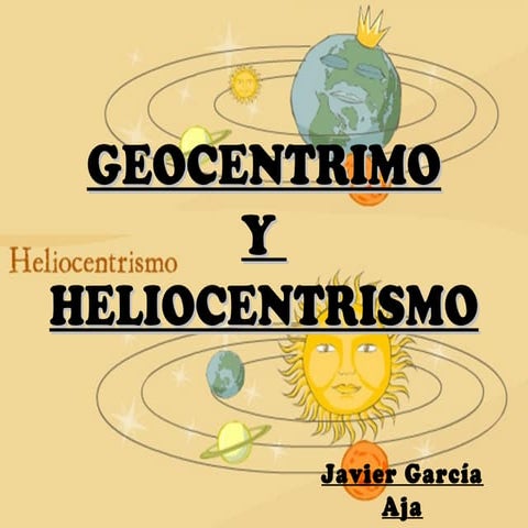 Geocentrismo y heliocentrismo