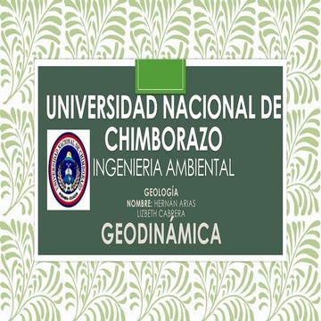 Geodinamica