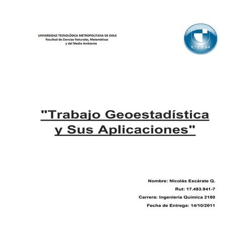 Geoestadistica sistemas acuaticos