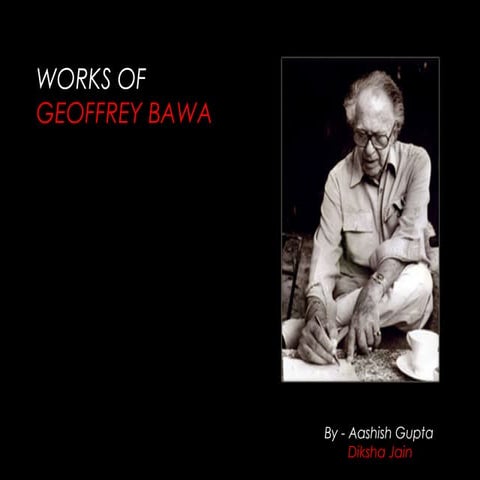 Works of Geoffrey Bawa