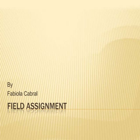 Geo field assignment