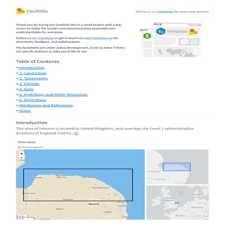 Geofolio North Norfolk