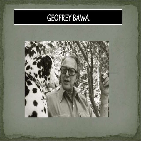 Geofrey bawa