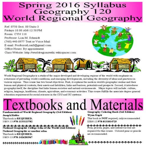 Geog 120 chc spring 2016