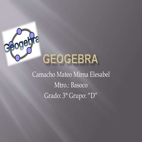 Geogebra | PPTX