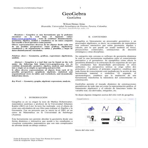 Conociendo geogebra | PPTX