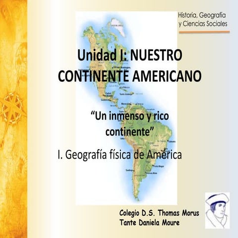 Geografía de américa, 5to básico