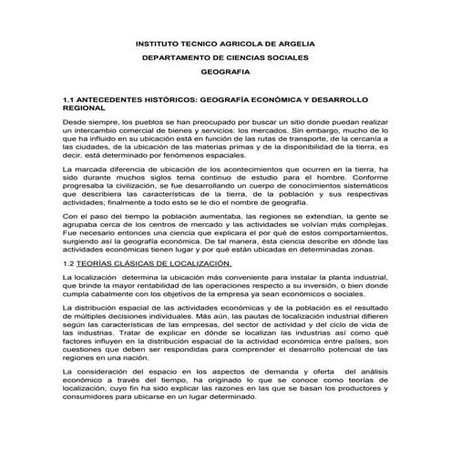 Geografía económica y desarrollo regional