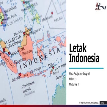 Geografi Kelas 11 Letak Indonesia Pptx