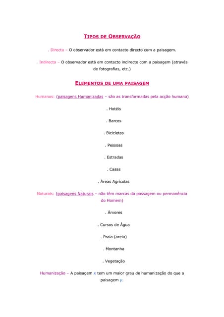 Geografia 7º ano Resumo 1ª Parte