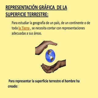 Geografia...Representación de la Su...