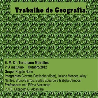 Geografia   Região Norte