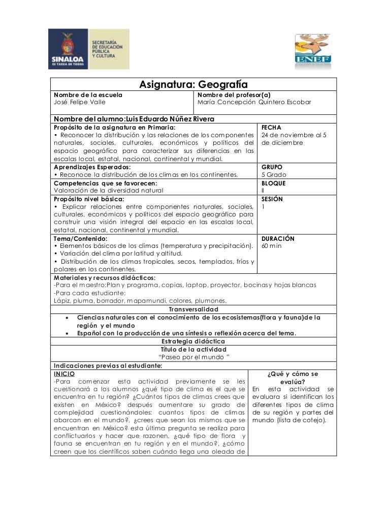 Geografia 24 De Nov Al 5