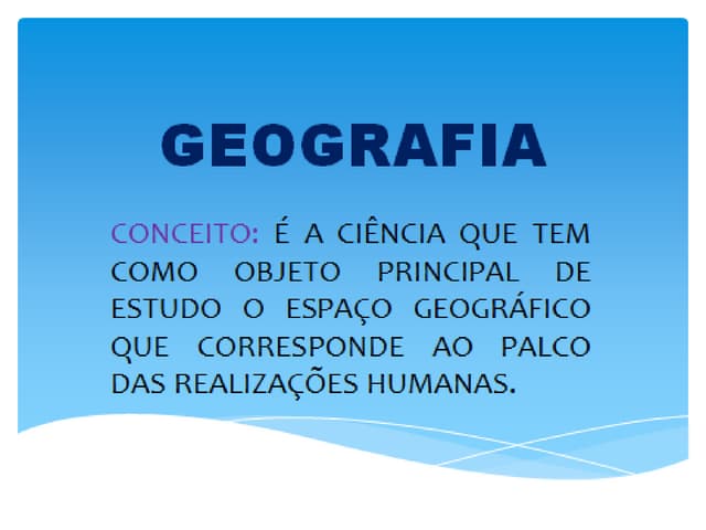 Geografia 9º ano