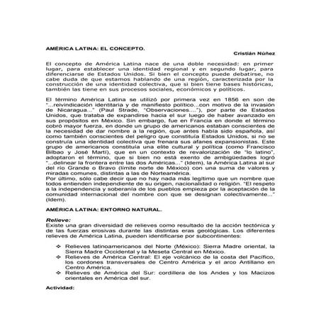 Geografia de America Latina