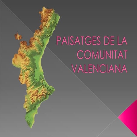 Geografia de la comunitat valenciana