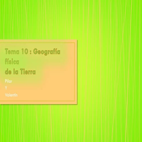  Geografia fisica de la tierra