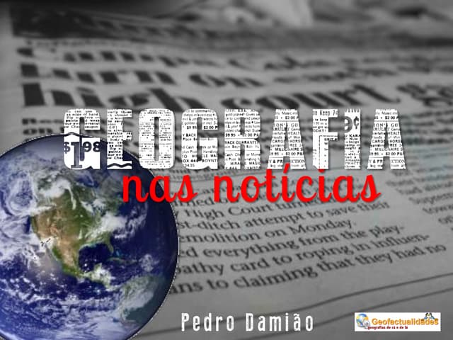 Geografia nas notícias
