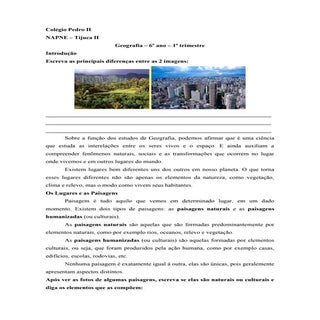 Geografia - Paisagens