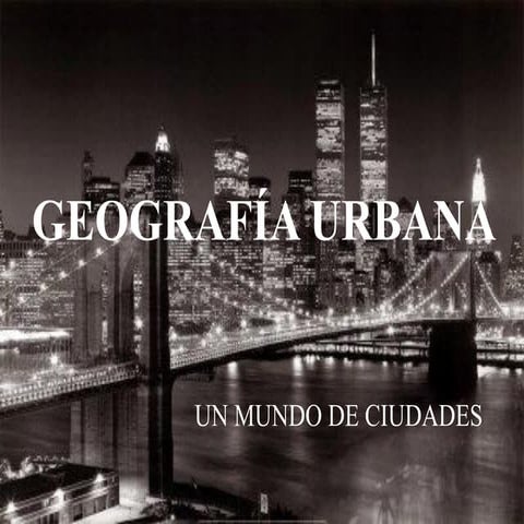 Geografia urbana