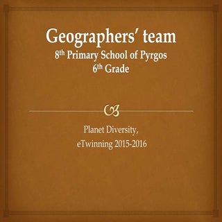 Great Geographers in Human History