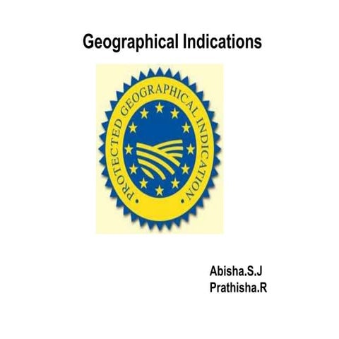 Geographical indications 